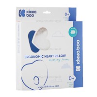 بالش فرم دهی قلب رنگ سفید کیکابو kikkaboo