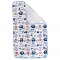 زیرانداز تعویض طرح فیل رنگ آبی ایسیز