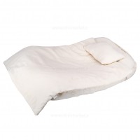 تشک پشه بند بزرگ پارچه موسلین رنگ کرم  ایسیزisiz