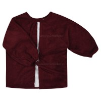 پیشبند آستین دار مخمل طرح گوزن رنگ زرشکی دکتر جیم Dr Gym