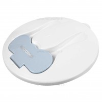 خرید ظرف غذا چسبان و قاشق کیکابو Kikkaboo رنگ آبی