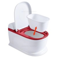 لگن آموزشی طرح توالت فرنگی رنگ آبی بیبی هود Baby Hood