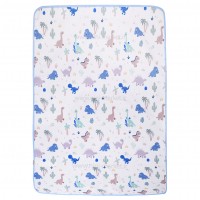 زیرانداز تعویض طرح دایناسور رنگ آبی سایز بزرگ ایسیز