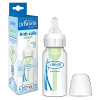 شیشه شیر طلقی باریک 120 میل دکتر براون Dr.Browns