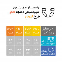 شورت عینکی طرح گیلاس برند دانالو