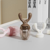 پستانک میوه‌خوری طرح شاخ گوزن رنگ قهوه‌ای هی‌اورشی Heorshe