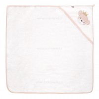 سرویس حوله 5 تیکه طرح خرس و تاج کرمی مادرکر