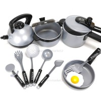 اسباب بازی ظروف آشپز خانه کد 1-353 نقره ای Wei Yuan Toys