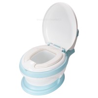 لگن آموزشی طرح توالت فرنگی رنگ آبی بیبی هود Baby Hood
