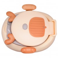 لگن آموزشي طرح گوزن رنگ کرم قهوه ای خارجی