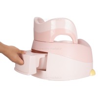 لگن آموزشی طرح جوجه رنگ صورتی بیبی هود Baby Hood