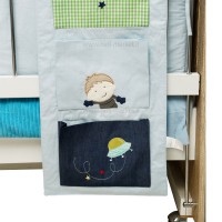 ست روتختی 8 تکه - تکه دوزی طرح پسر بیبی فور لایف Baby4life