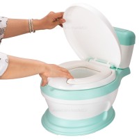 لگن آموزشی طرح توالت فرنگی رنگ سبز بیبی هود Baby Hood