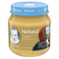پوره طبیعی سیب به همراه ویتامین C گربر Gerber