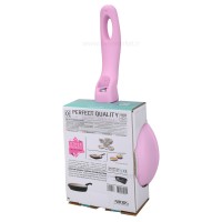 تابه چدن گرانیت گرد سایز 12 رنگ صورتی عروس