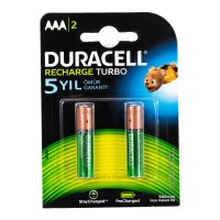 باتری نیم قلمی قابل شارژ دوراسل Duracell مدل HR03 بسته 2 عددی