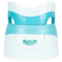 لگن آموزشی طرح جوجه رنگ آبی بیبی هود Baby Hood
