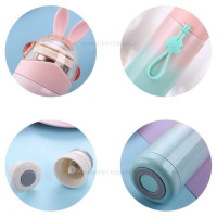 فلاسک استيل طرح خرگوش رنگ طلایی هلو دریم Hello dream