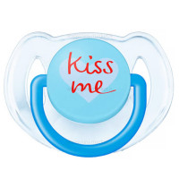 پستانک 18-6 ماه طرح Kiss Me آبی فیلیپس اونت Philips Avent (فاقد جعبه)
