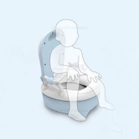 لگن آموزشی طرح گاو شاخدار رنگ سبز برند خارجی