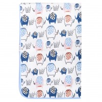 زیرانداز تعویض طرح فیل رنگ آبی سایز بزرگ ایسیز