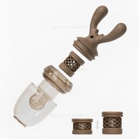 پستانک میوه‌خوری طرح شاخ گوزن رنگ قهوه‌ای هی‌اورشی Heorshe