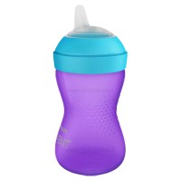لیوان آبمیوه خوری سوپاپدار بنفش 300 میل اونت Avent