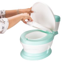 لگن آموزشی طرح توالت فرنگی رنگ سبز بیبی هود Baby Hood