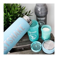 فلاسک سرد و گرم آبی فیروزه ای تویست شیک Twistshake ظرفیت ۴۲۰ میلی لیتر