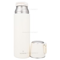 فلاسک رنگ کرم 500 میل yes water