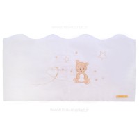 ست روتختی 7 تیکه طرح تدی رنگ سفید ایسیز