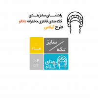 کلاه بندی فانتزی طرح گیلاس برند دانالو