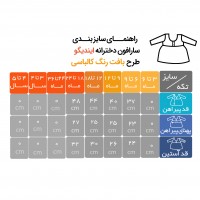 پیراهن دخترانه طرح بافت رنگ کالباسی برند Indigo