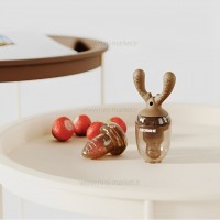 پستانک میوهخوری طرح شاخ گوزن رنگ صورتی هیاورشی Heorshe