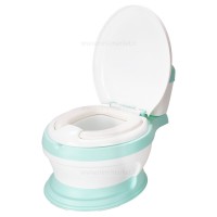 لگن آموزشی طرح توالت فرنگی رنگ سبز بیبی هود Baby Hood