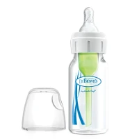 شیشه شیر طلقی 120 میل رنگ سفید (بدون جعبه) دکتر براون Dr.browns