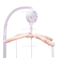 آویز تخت موزیکال چراغدار طرح خرس کرم فیشر پرایس Fisher Price