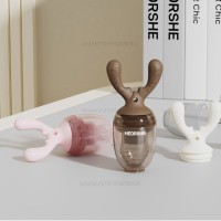 پستانک میوهخوری طرح شاخ گوزن رنگ صورتی هیاورشی Heorshe