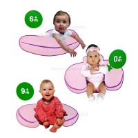 بالش شیردهی نوزاد طرح حیوانات رنگ صورتی ایسیز Isiz