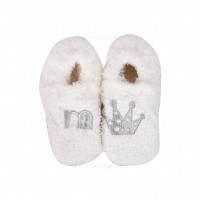 سرویس حوله 5تیکه طرح دایناسور رنگ سفید طوسی مادرکر