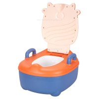لگن آموزشی طرح گاو رنگ نارنجی سرمه ای بیبی هود Baby Hood