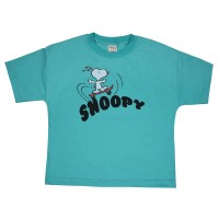 تیشرت شورت پسرانه طرح اسنوپی رنگ سبز رابو Raboo