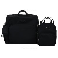 ساک لوازم کوله ای مدل اسپیشال خاویاری رنگ مشکی QZ