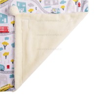 پتو دورپیچ مخمل طرح خانه برند کارترز Carters