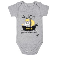 سه تیکه طرح Little ca pitan رنگ زرد - طوسی دانالو