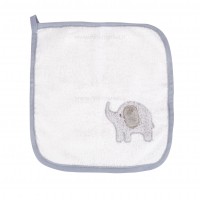 سرویس حوله 5 تیکه طرح فیل رنگ طوسی مادر کر