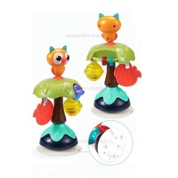 جغجغه صندلی غذا طرح جغد چسبان هولی تویز Hola toys