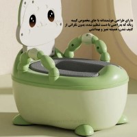 لگن آموزشی طرح خرگوش رنگ سبز خارجی