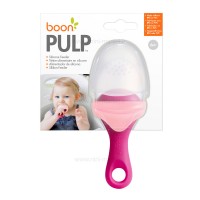 توری میوه خوری سیلیکونی رنگ سرخابی-صورتی بون Boon