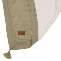 پتو بافت داخل خزدار رنگ سبز لیسا دیاموند Lisa Diamond